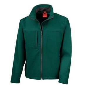 Result Mens Classic Soft Shell Jacket / Bottle Green